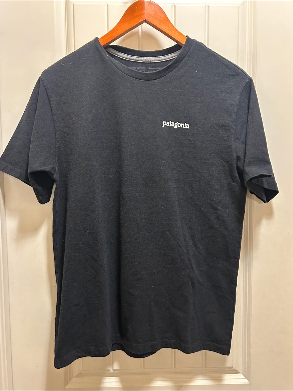 Patagonia Short-Sleeve mountain Logo Tee - Black